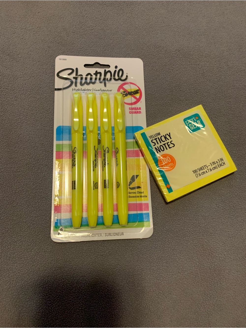 Sharpie Yellow Highlighter Pens - Pack of 4